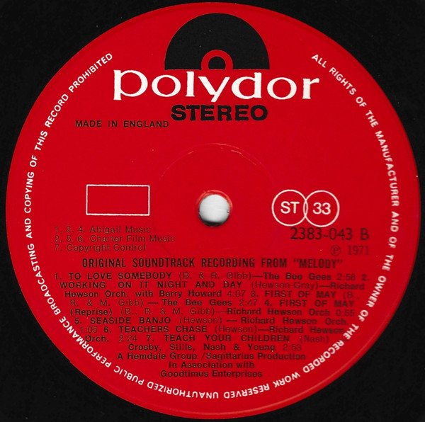 Various - Original Soundtrack Recording From Melody - Image 4