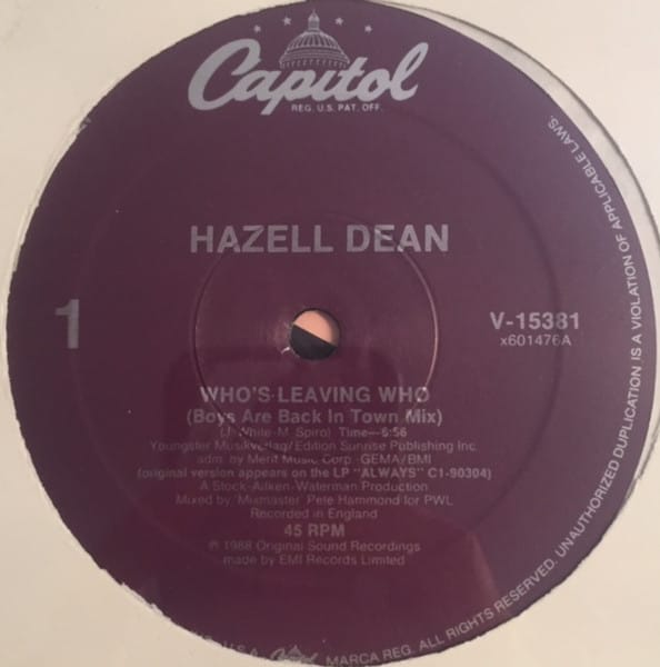 Hazell Dean - Who's Leaving Who - Image 6